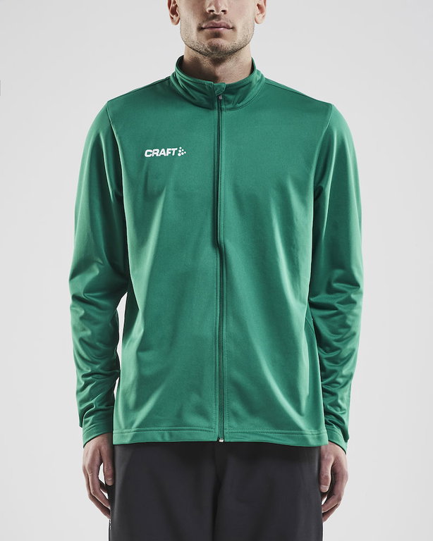 Craft Sport-Trainingsjacke Squad - ohne Seitentaschen, bequeme und funktionell - grün Herren